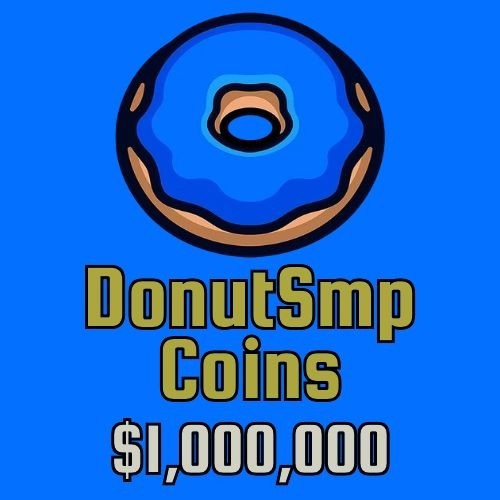 💎 DONUT SMP COINS 💎| 1 MILLION | 12h Delivery! | FOR $1.5 USD | DONUTSMP COINS