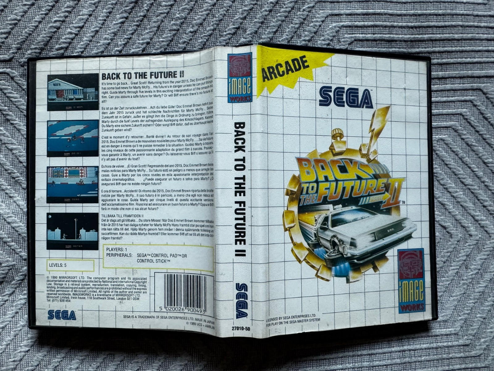 master system Back To The Future 2 II Boxed & Complete Sega PAL *REGION Free*