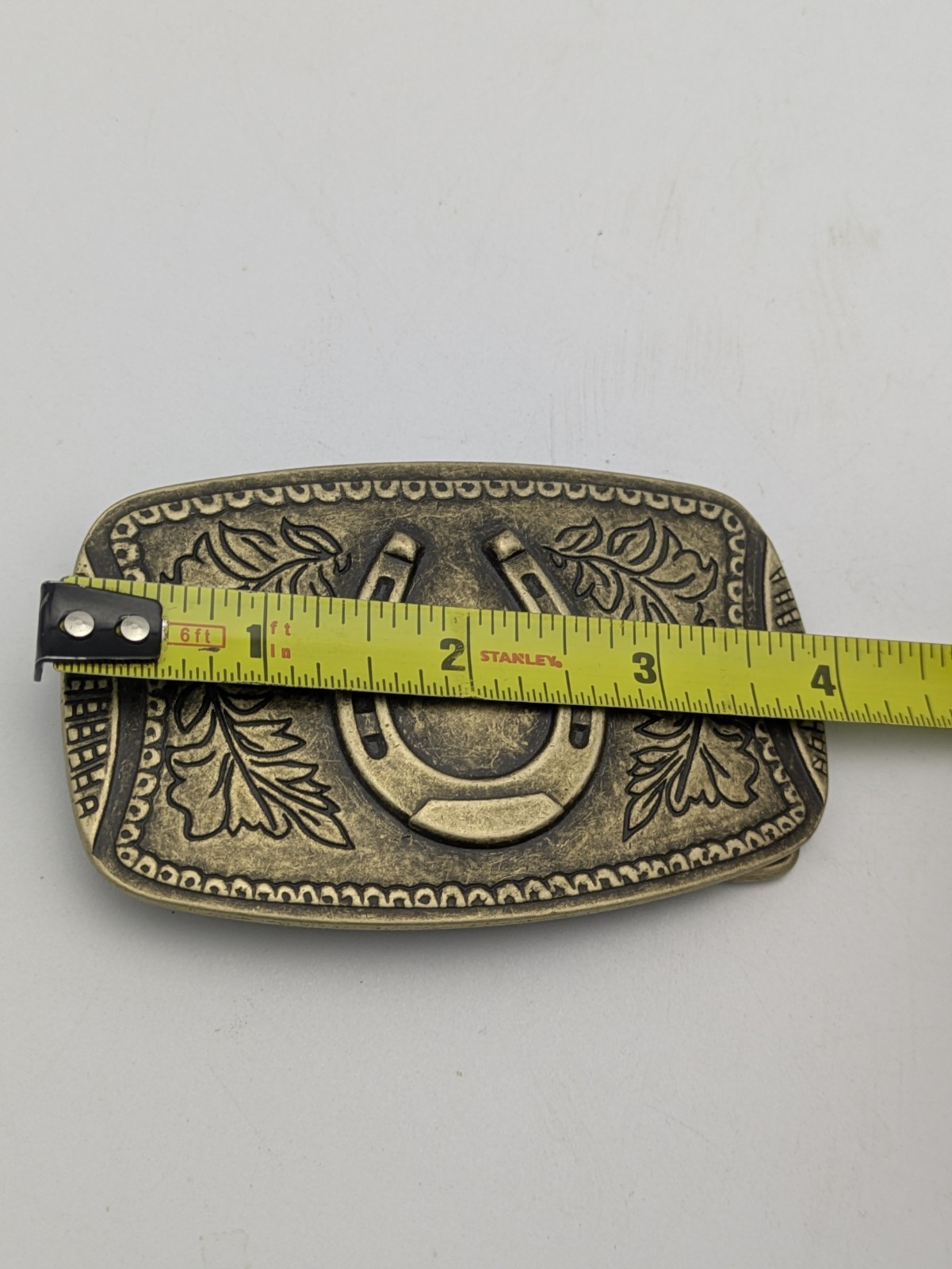 Francis Drake Belt Buckle Brass Horseshoe Lucky Buckle