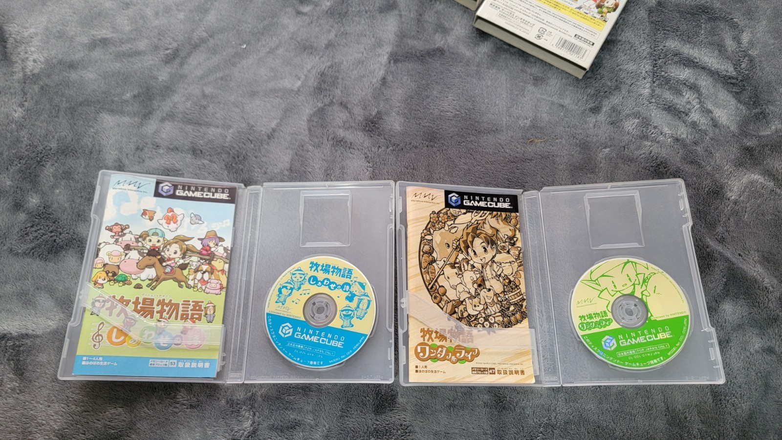 Nintendo Gamecube GC Harvest Moon Wonderful Life Magical Melody Japanese Tested