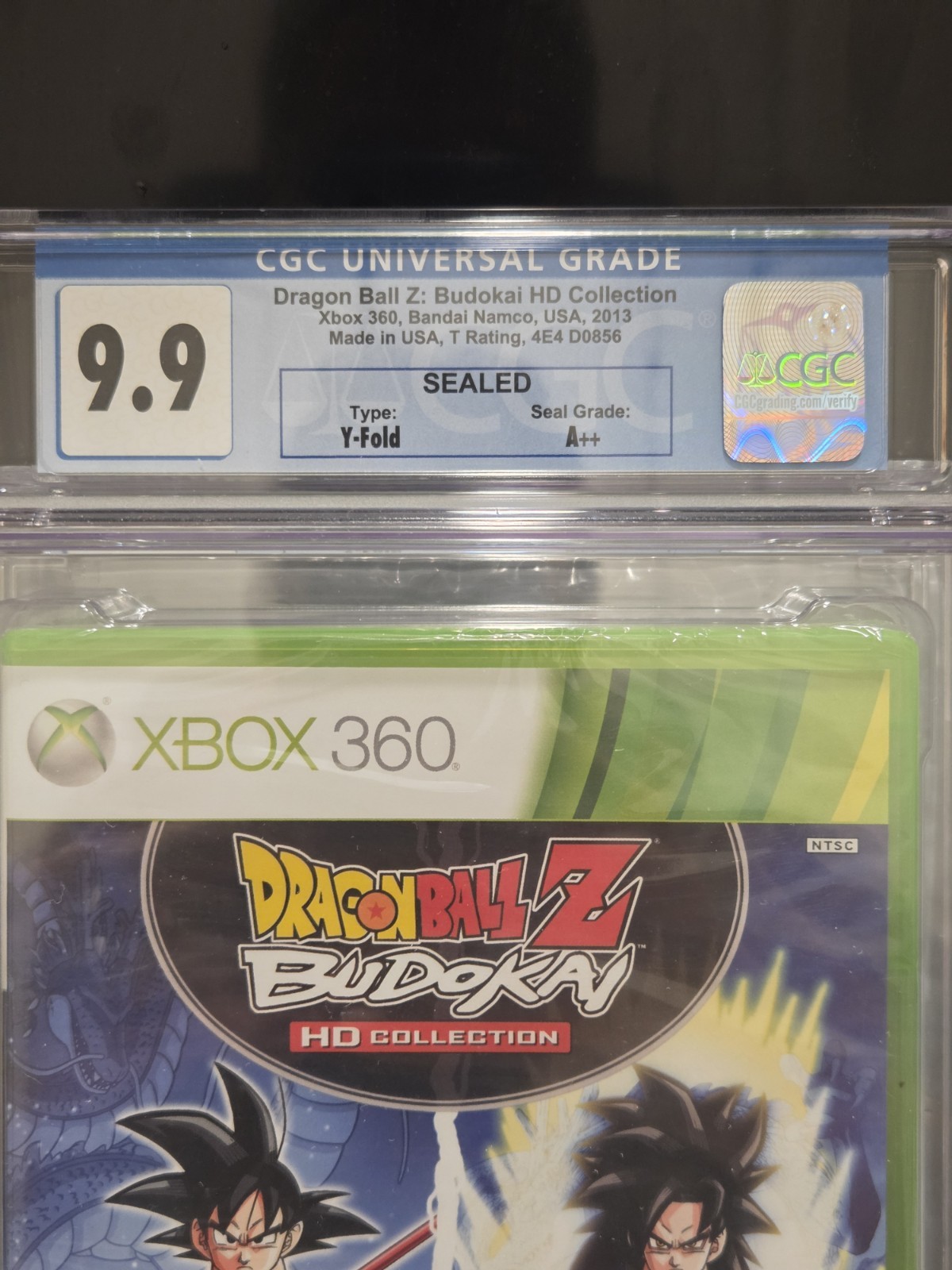 XBox 360 DBZ DRAGON BALL Z BUDOKAI HD COLLECTION – CGC GRADED 9.9A++ NEW Sealed