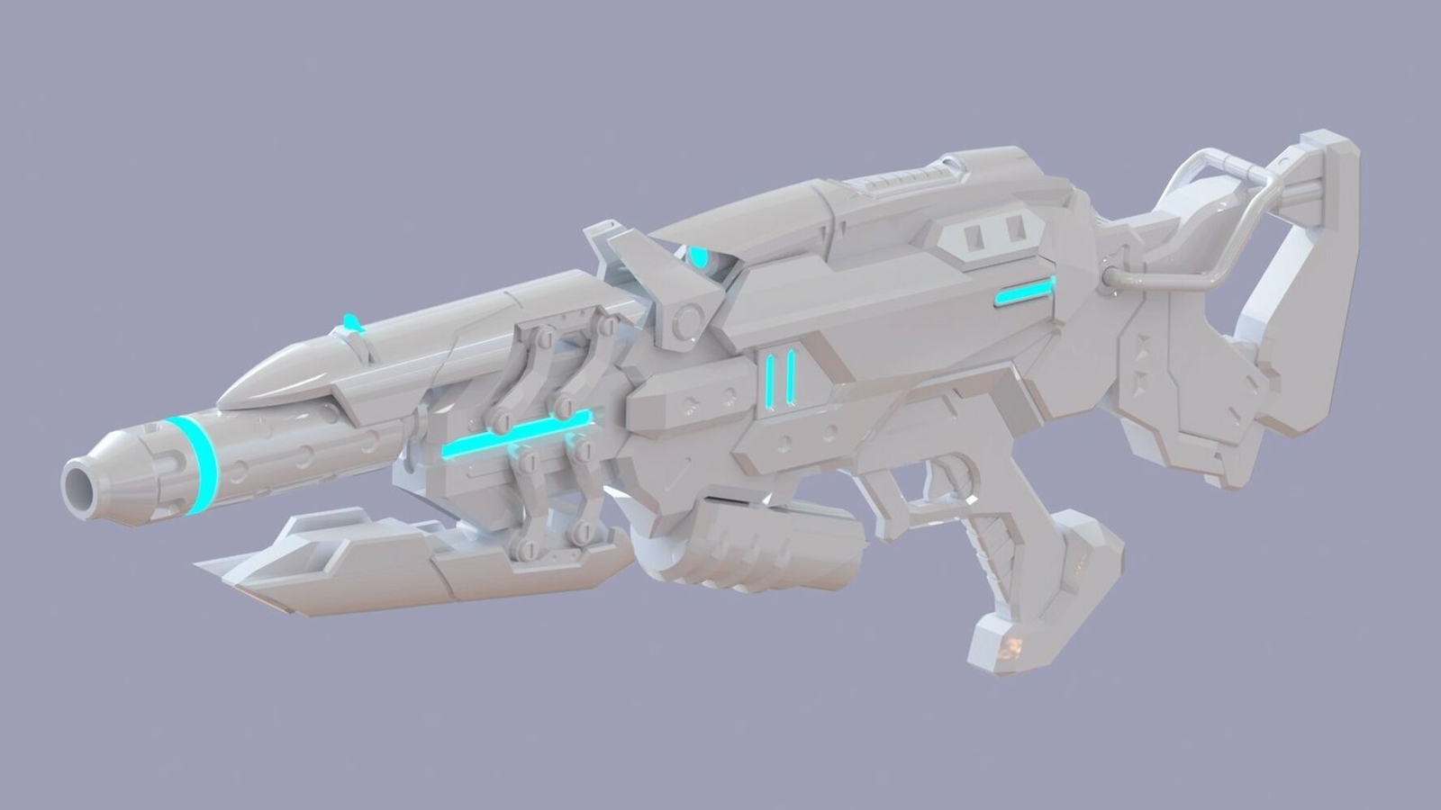 Cosplay prop Nova 3d printed Widowmaker rifle