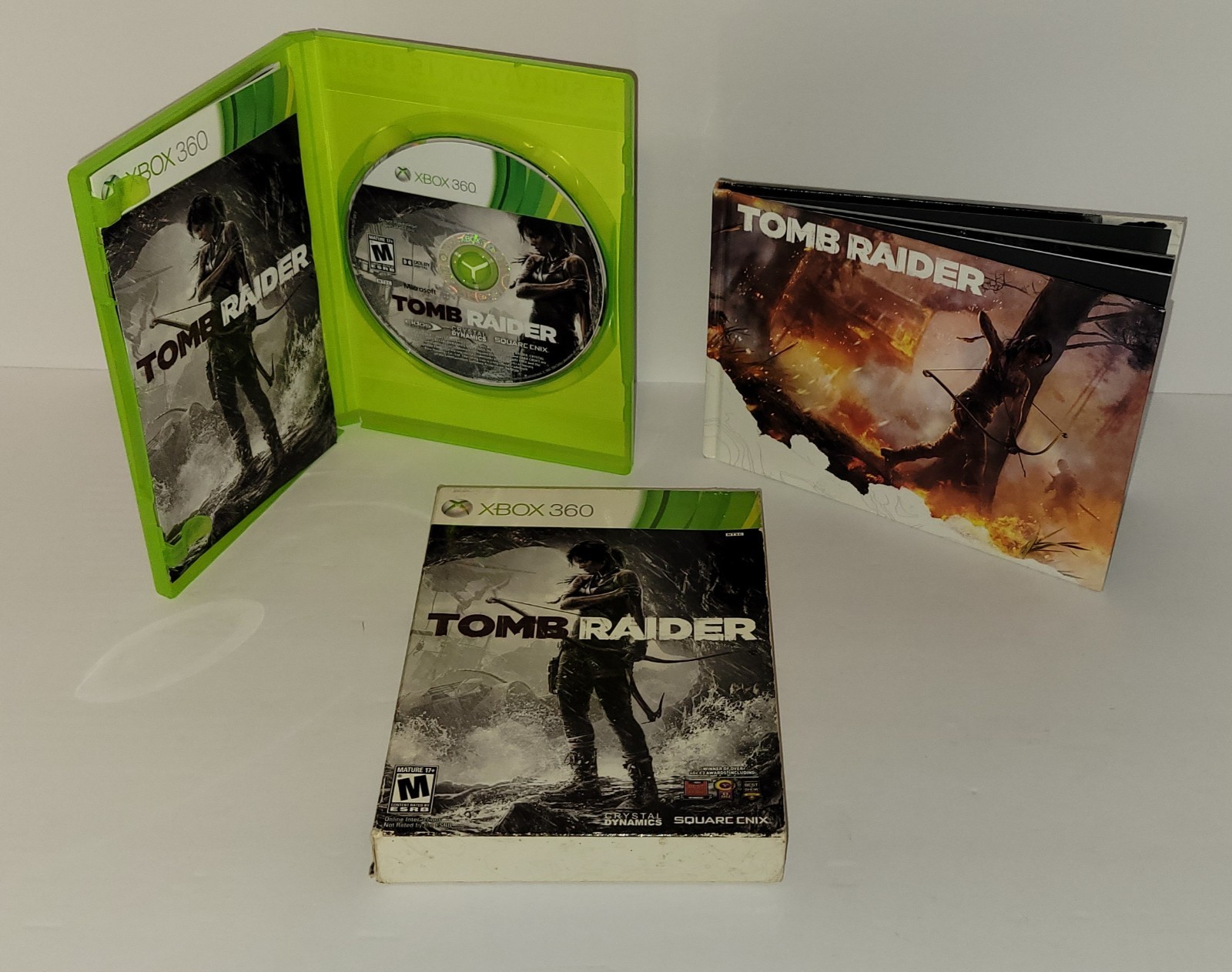 Tomb Raider (Xbox 360, 2013) Special Edition Complete w/ Slipcase & Artbook