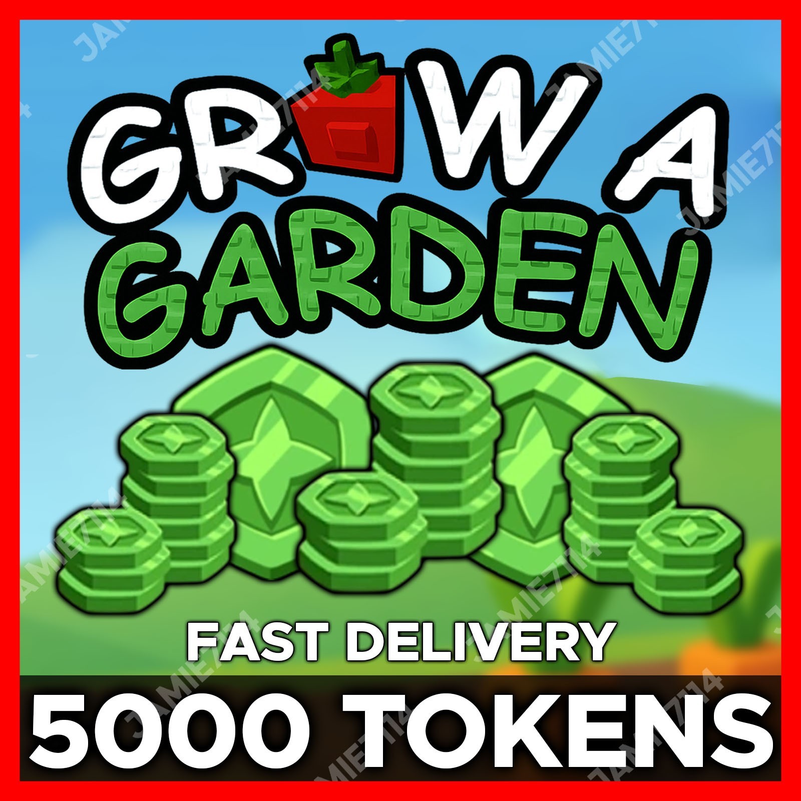 🪴Grow a Garden | 5000 Tokens | CHEAPEST + FAST