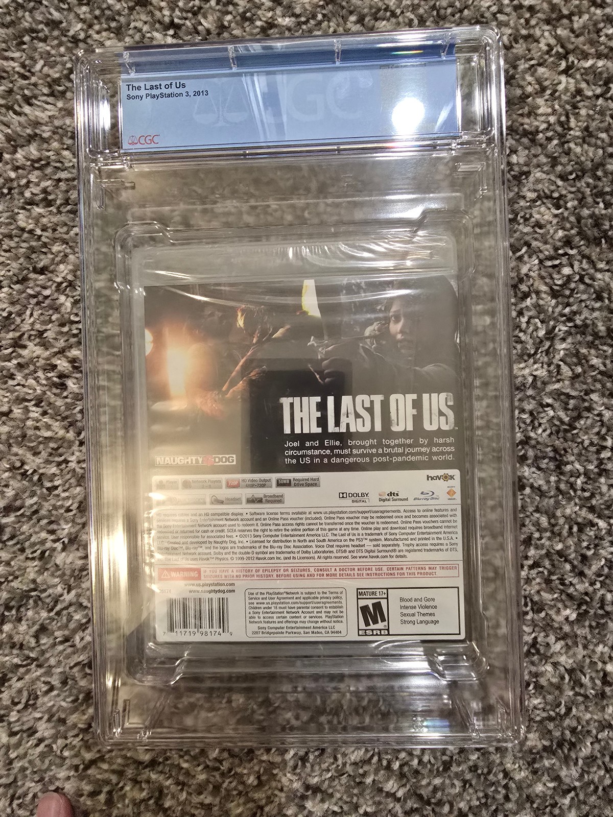 The Last of Us (PS3) CGC 9.6 A++ Not WATA/PSA/VGA