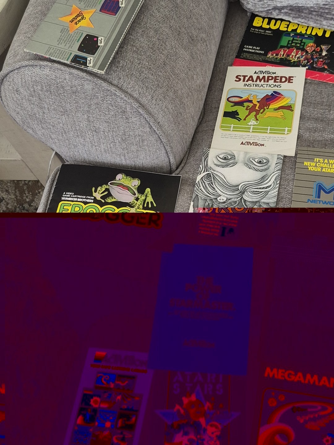 Huge Lot Of Atari 2600 Manuals & Catalogs Vintage Assorted. Good Condition.