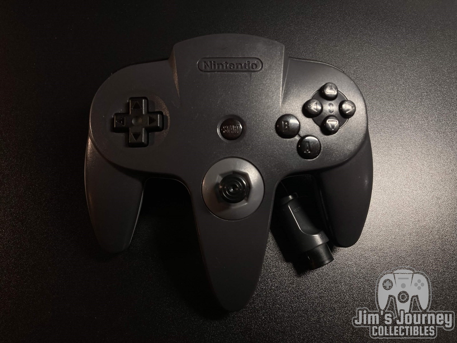 Nintendo 64 N64 Black n Gray Custom Button Controller Benchmarking Rebuilt stick