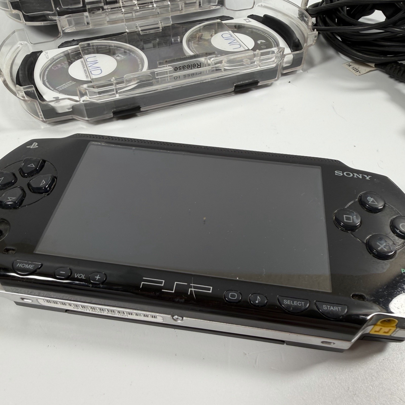 Sony PlayStation Portable PSP PSP-1001 Handheld Console Gaming System Black