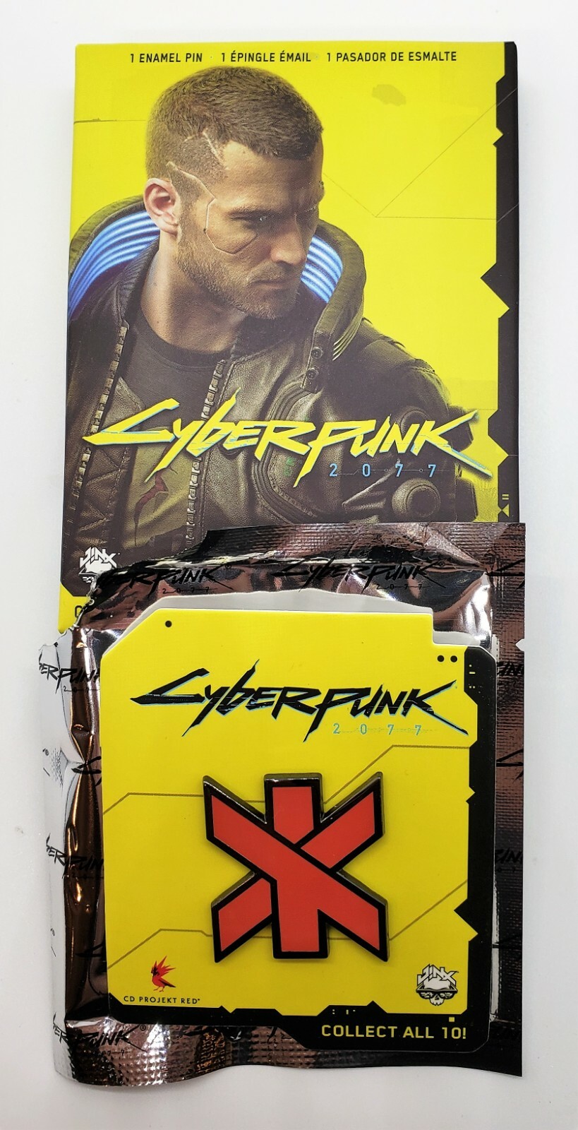 Cyberpunk 2077 enamel pins YOU PICK CD Projekt Red singles or set 9 10 blind box
