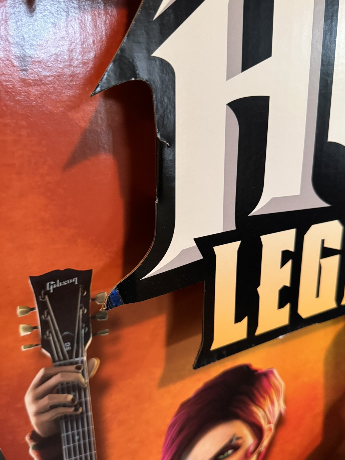 Guitar Hero III Legends Of Rock Standee Advertisement 5ft Slash Xbox Wii