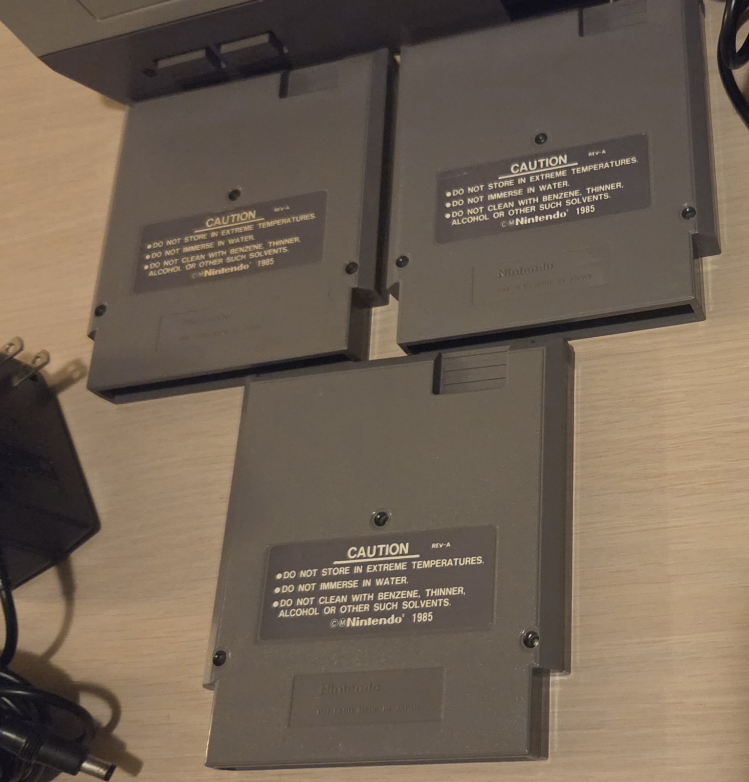 Nintendo NES Action Set Console 3 Game Lot New 72 Pin Region Unlock Super Mario