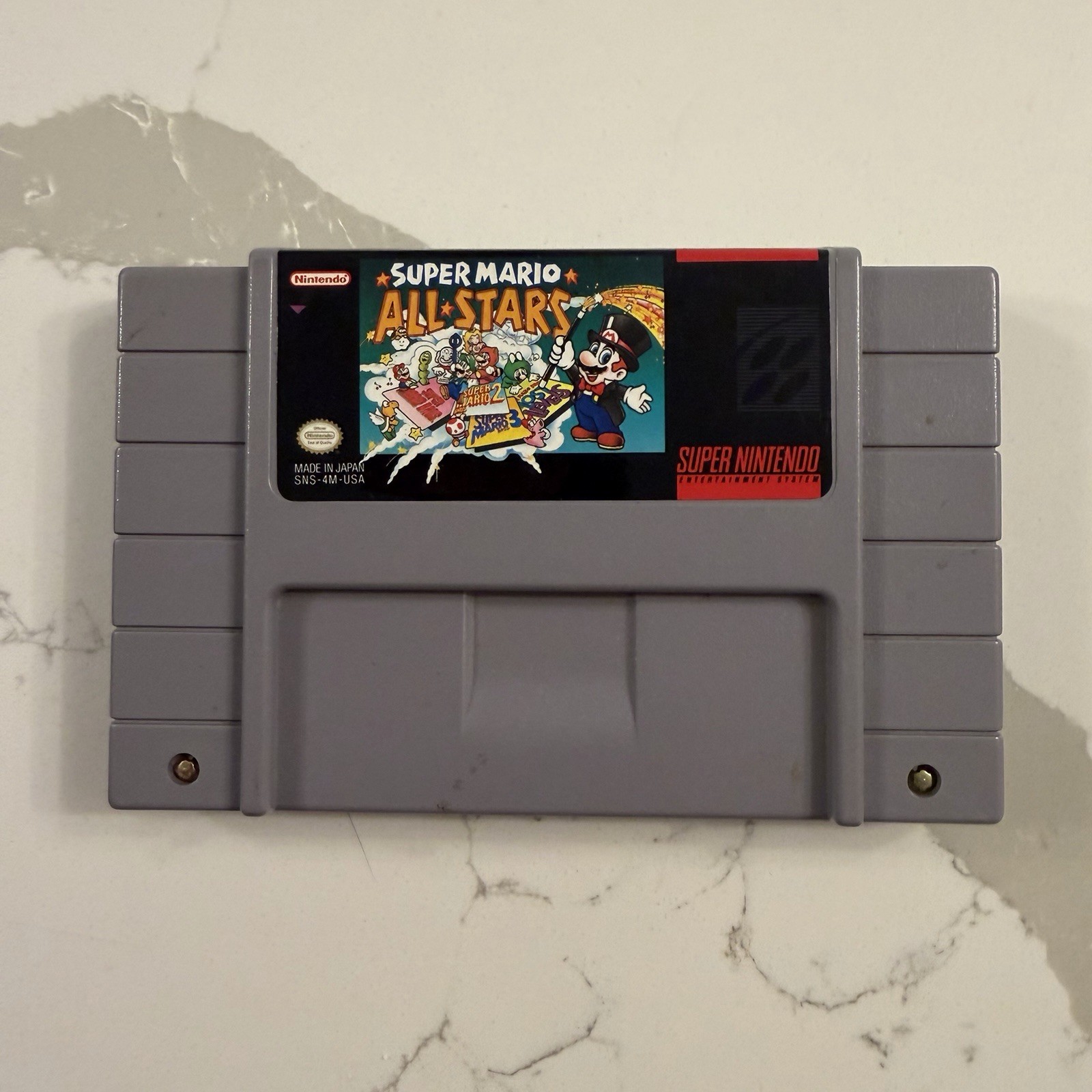 Nintendo Super Mario All-Stars SNES NTSC-U/C 1992 Cartridge