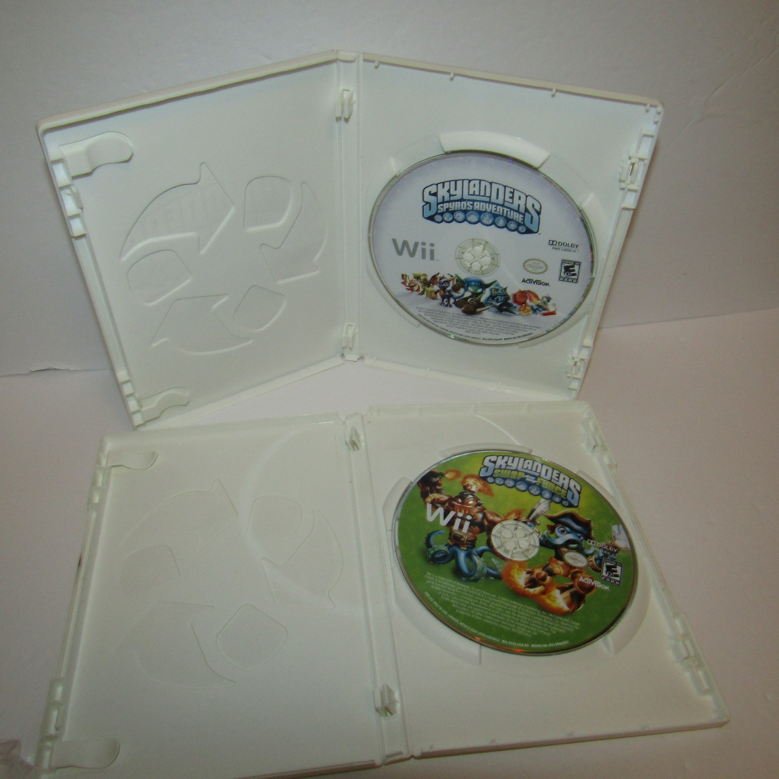 Skylanders Swap Force & Spyro’s Adventure Lot of 2 Nintendo Wii Games Acceptable