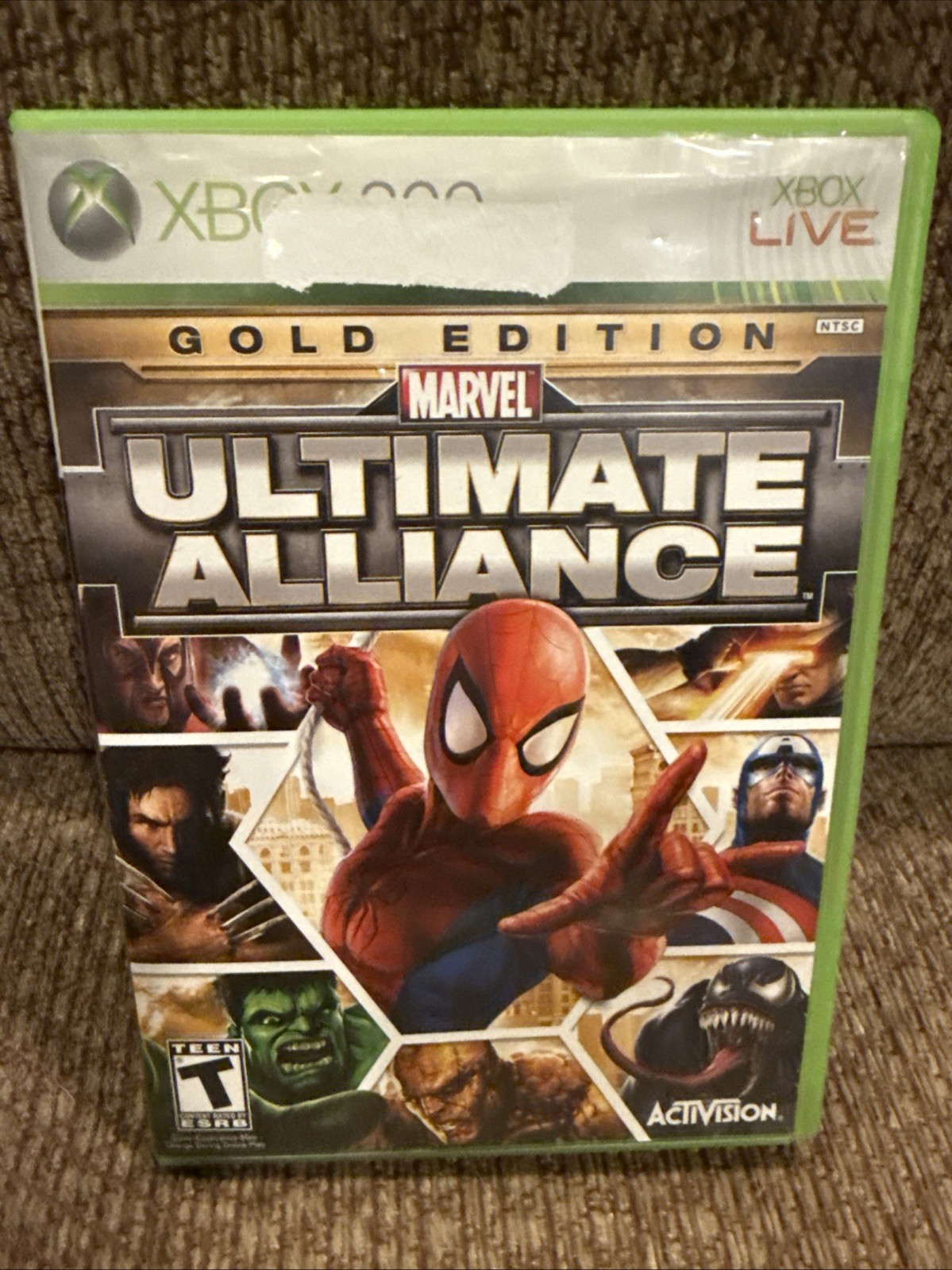 Marvel Ultimate Alliance Gold Xbox 360 With manual Excellent Disc See Notes