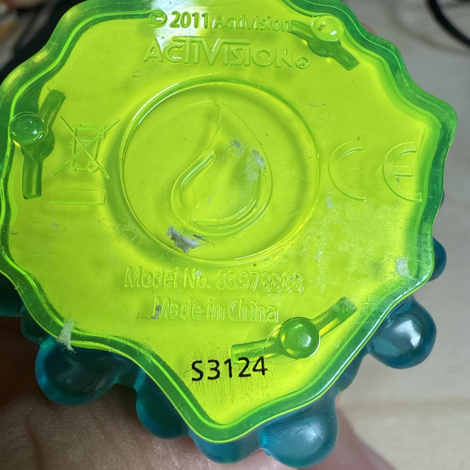 Skylanders Spyro’s Adventure Clear Green Gill Grunt Character Figure A98