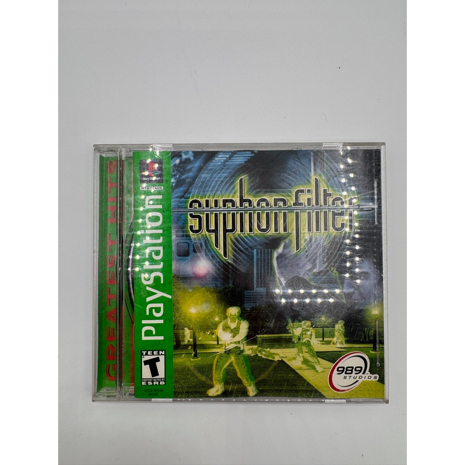 Syphon Filter 1 2 3 Trilogy PS1 PlayStation 1 Games Bundle Greatest Hits Tested