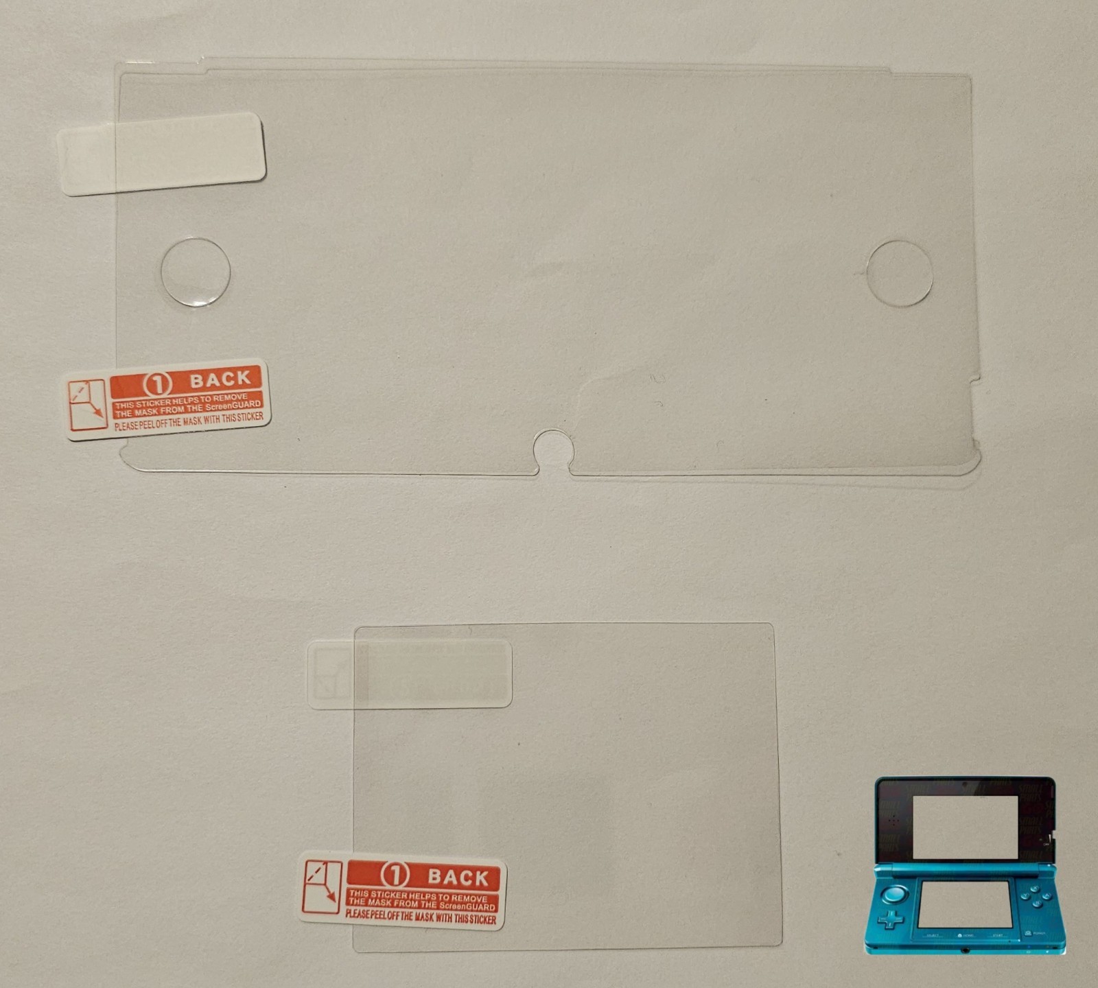 Film Plastic Screen Protector For Nintendo 3DS – Original 3DS – N3DS – 2010/2011
