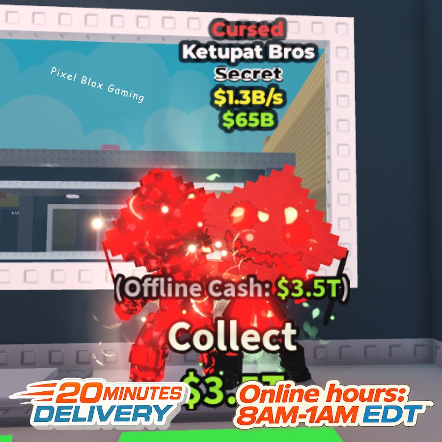 STEAL A BRAINROT 🧠Cursed Ketupat Bros 1.3B/s🧠Cheap+Fast Delivery🚀