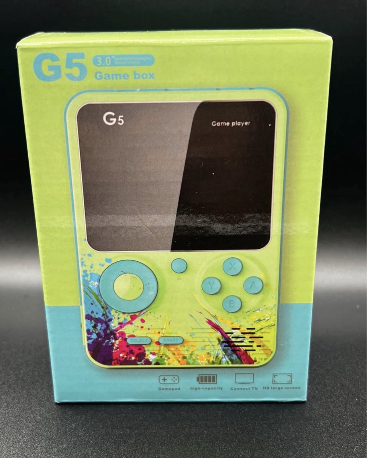 G5 Game Box Digital Game System with 3″ Full Color Screen, 500 Games