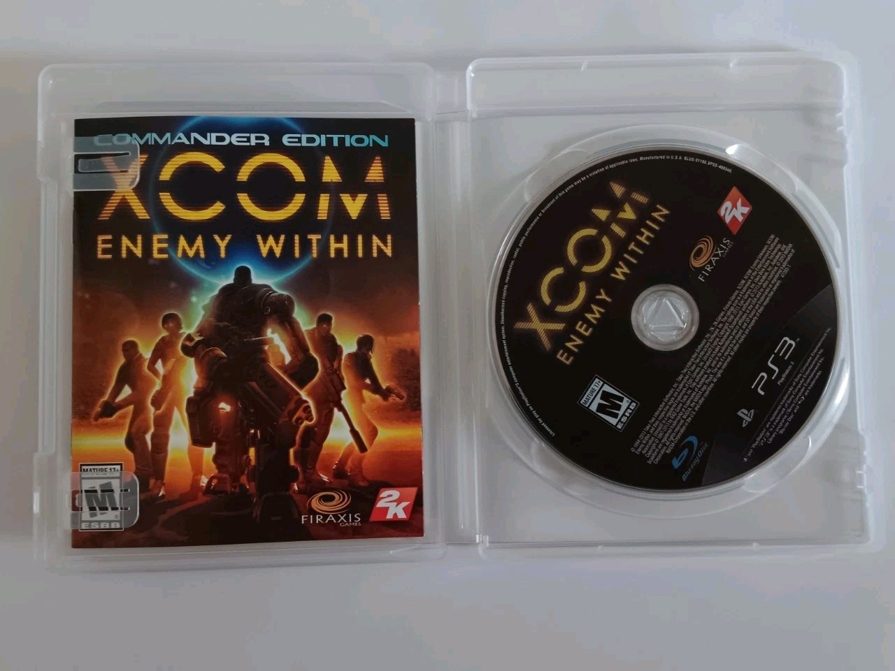 2K XCOM: Enemy Within Commander Edition PS3 Turn-Based Strategy M NTSC-U/C
