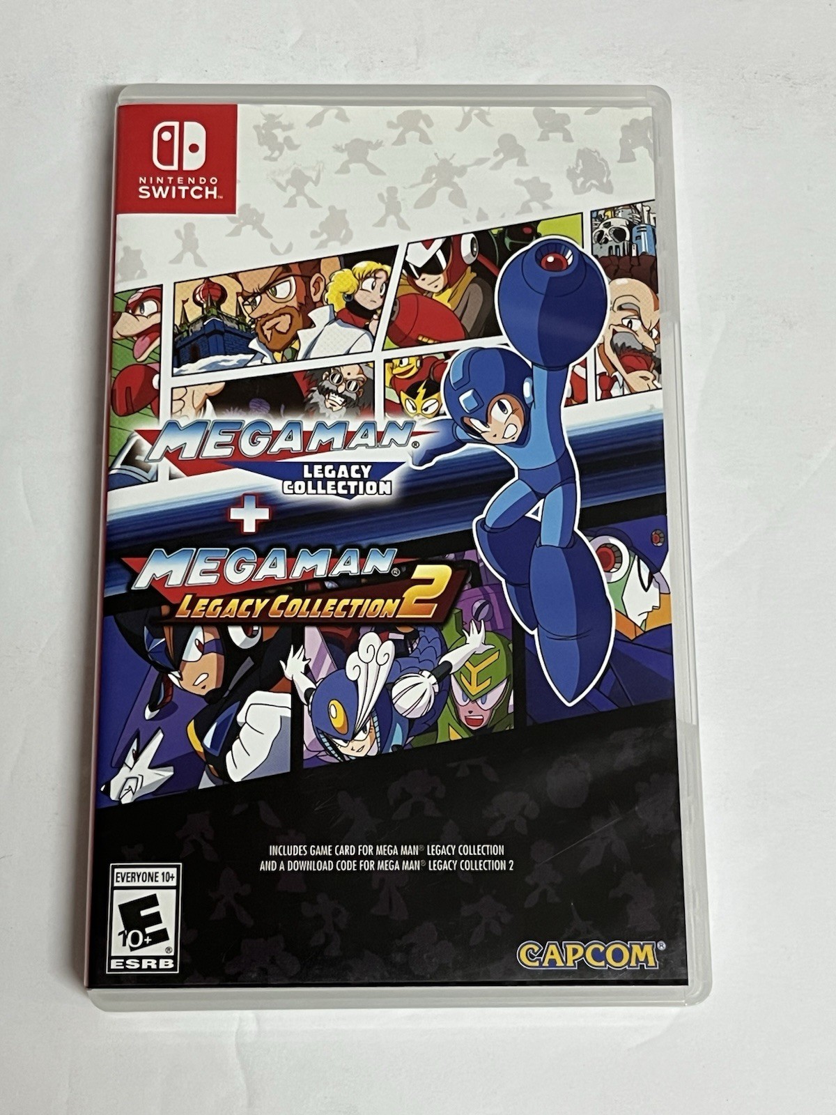 Mega Man Legacy Collection 1 + 2 Nintendo Switch W/Jewel Case Multiplayer TESTED