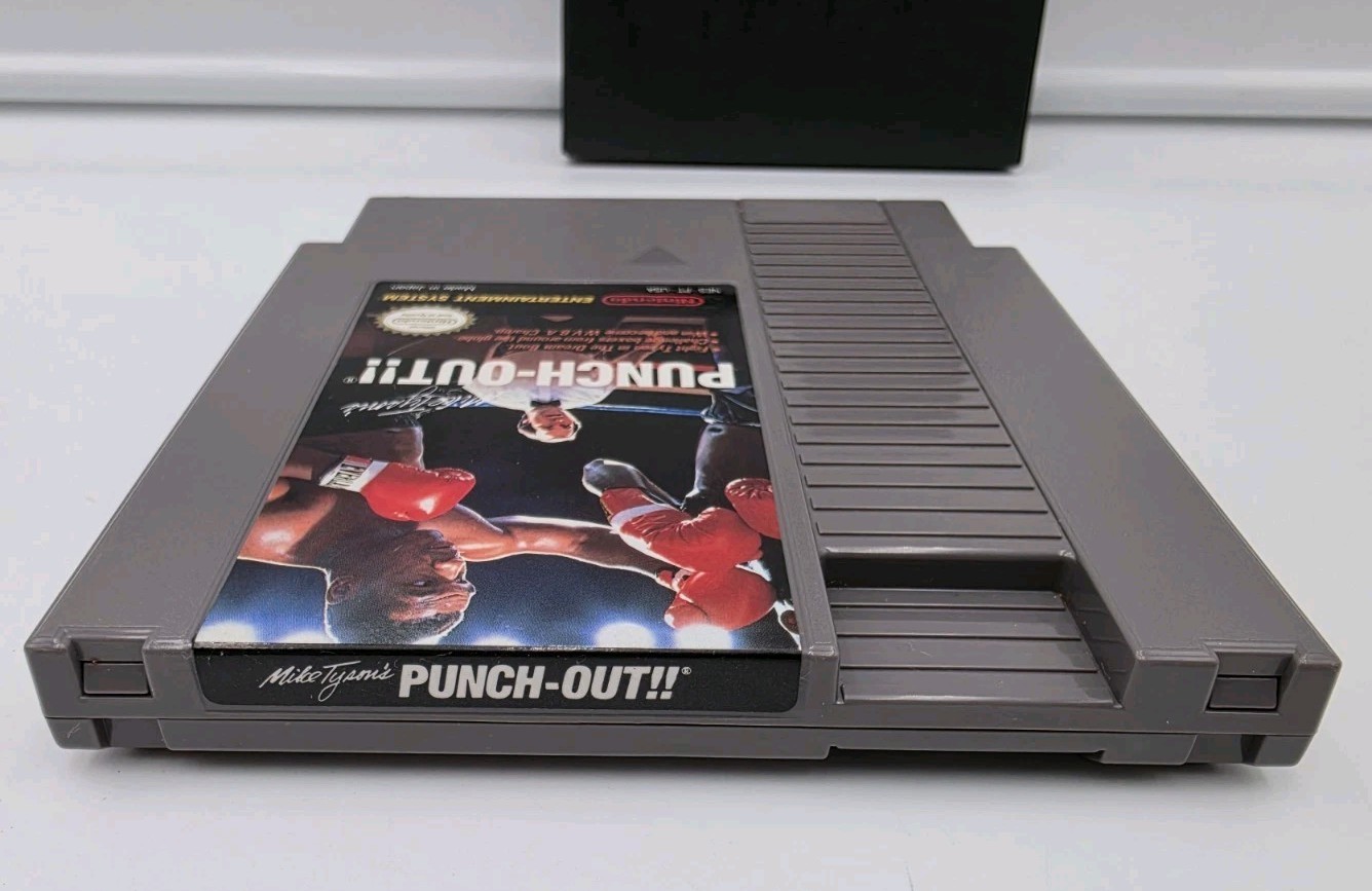 Mike Tyson’s Punch-Out Nintendo NES Cartridge, Box and Sleeve No Manual