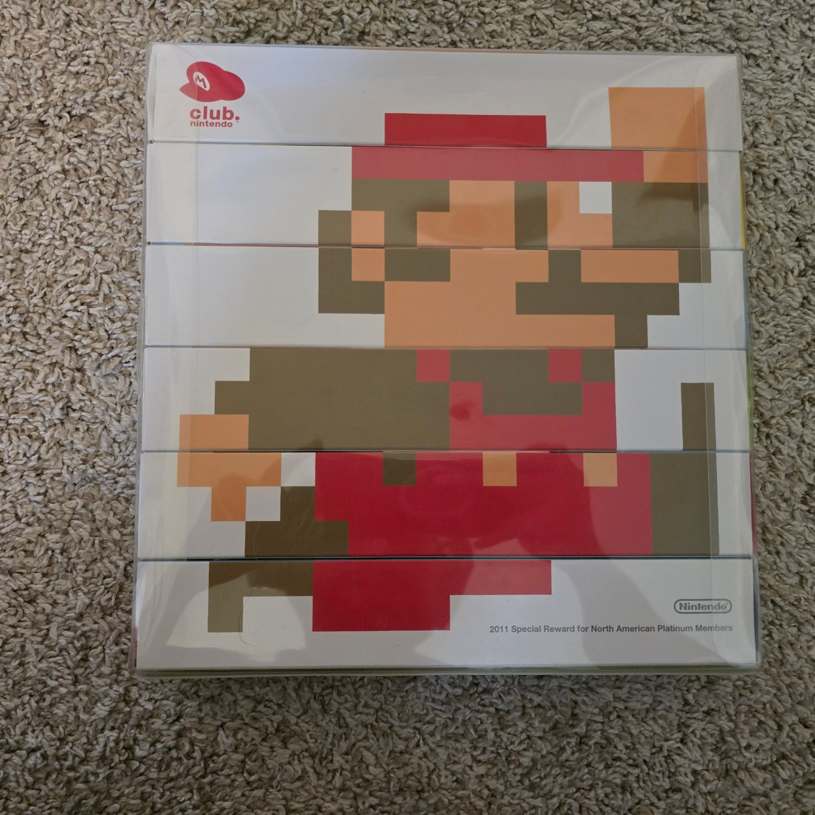 Club Nintendo Mario and Friends Pin Badges Set 2011 Platinum Reward