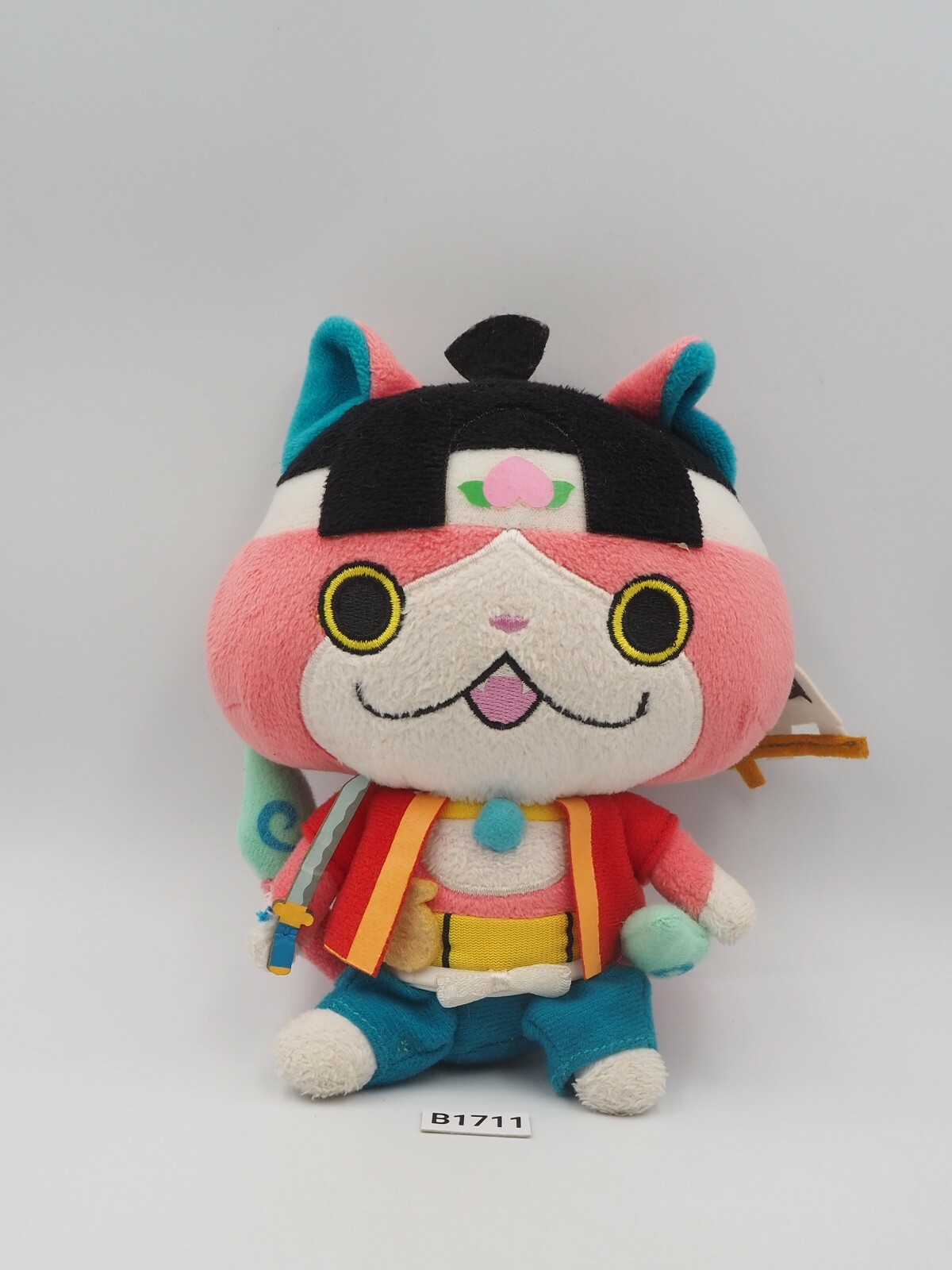 Yokai Watch B1711 Momonyan Bandai Plush 6″ Toy Doll Japan Momotaronyan