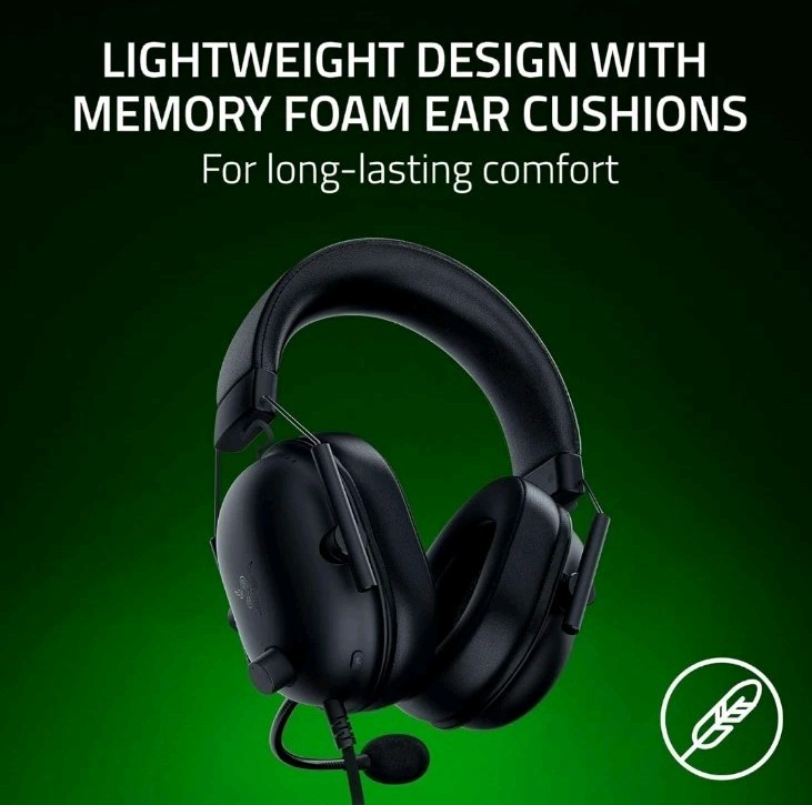 Razer BlackShark V2 X Gaming Headset Black Over-Ear PC PS4 PS5 Xbox Switch Open