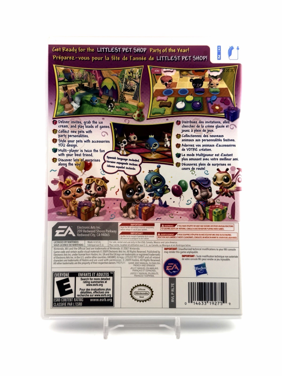 Littlest Pet Shop Friends Nintendo Wii Complete CIB – 1 Year Warranty -Free Ship