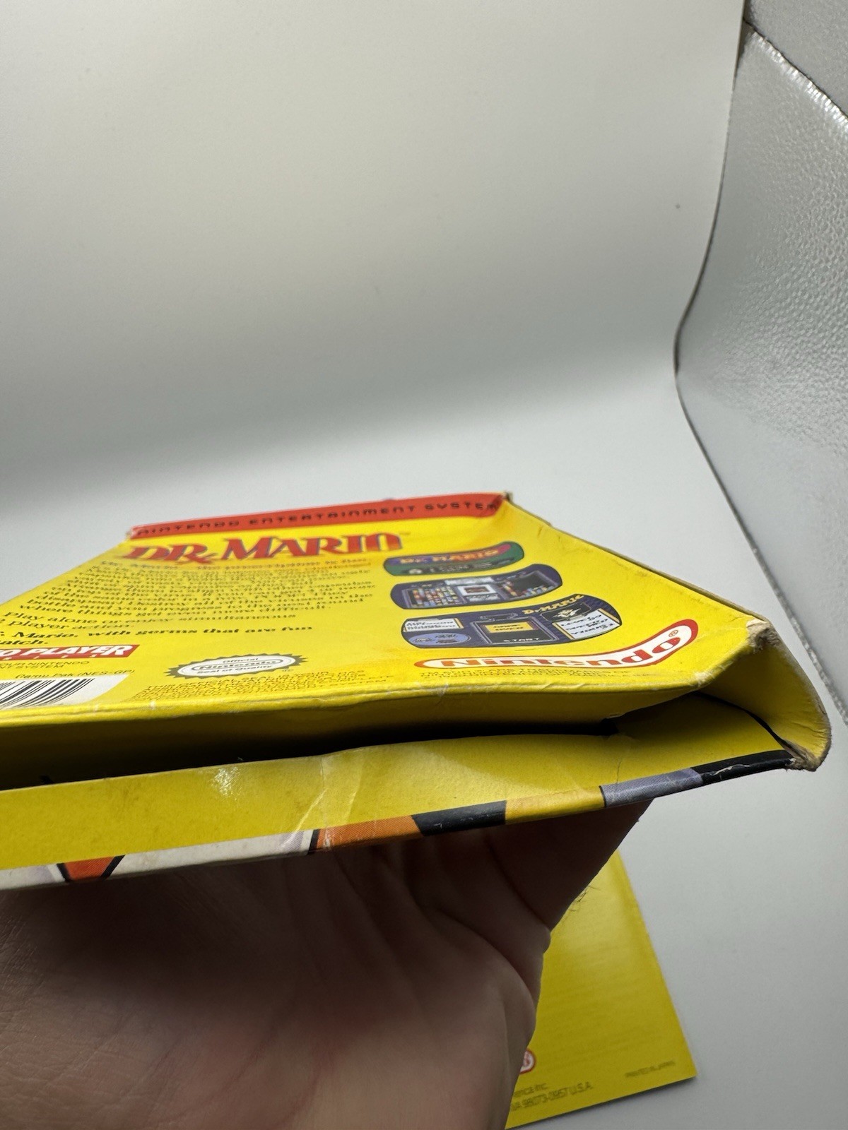 Dr. Mario NES Nintendo BOX & MANUAL ONLY – No Game – See Pics!