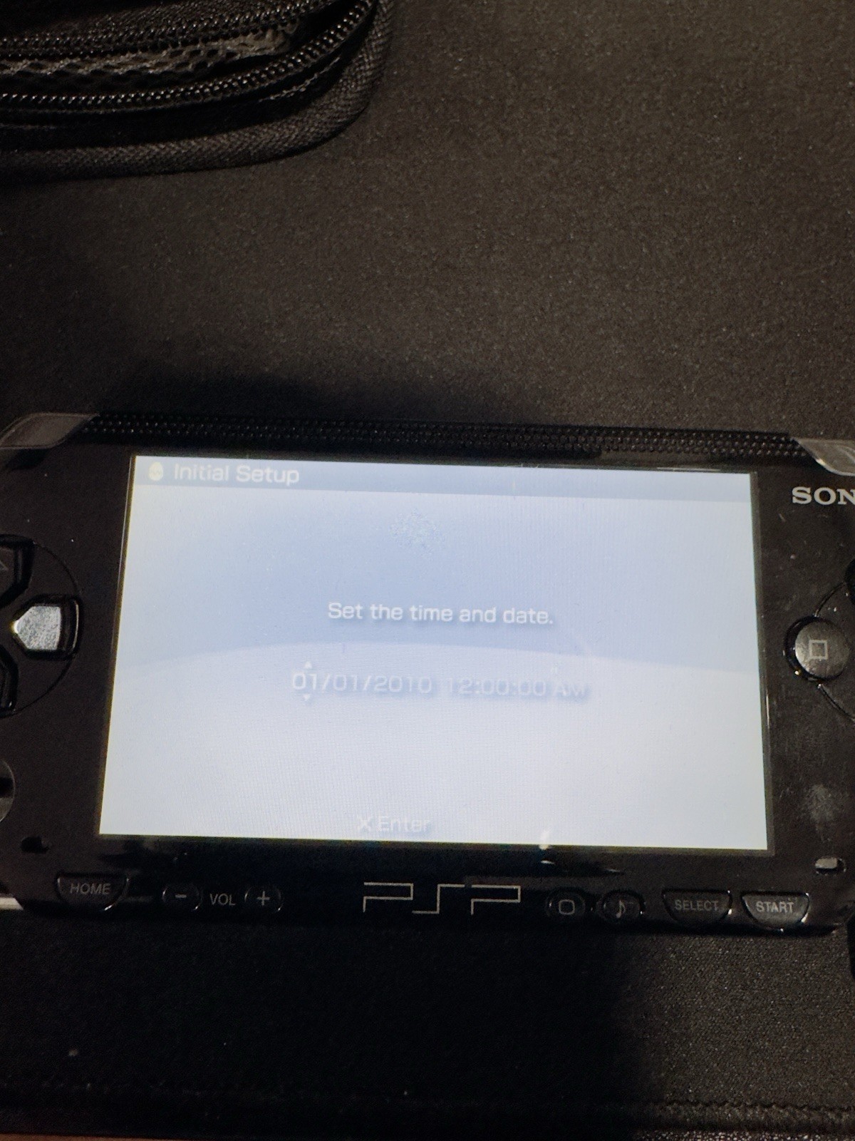 Sony PSP-1001 Black Console & 8 Games Bundle