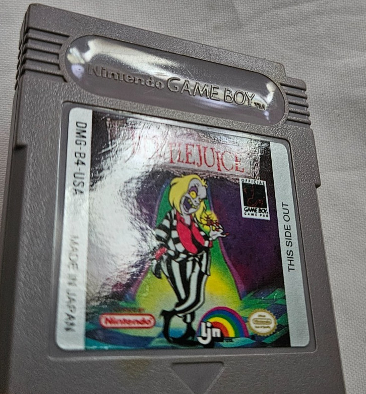 Beetlejuice Cartridge Only Authentic Nintendo Game Boy Original DMG-B4-USA 1992