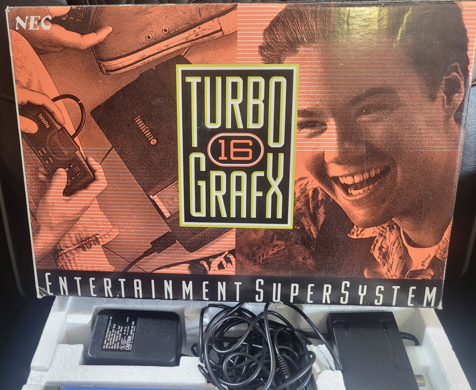 NEC TurboGrafx-16 Console Box Keith Courage Alien Crush
