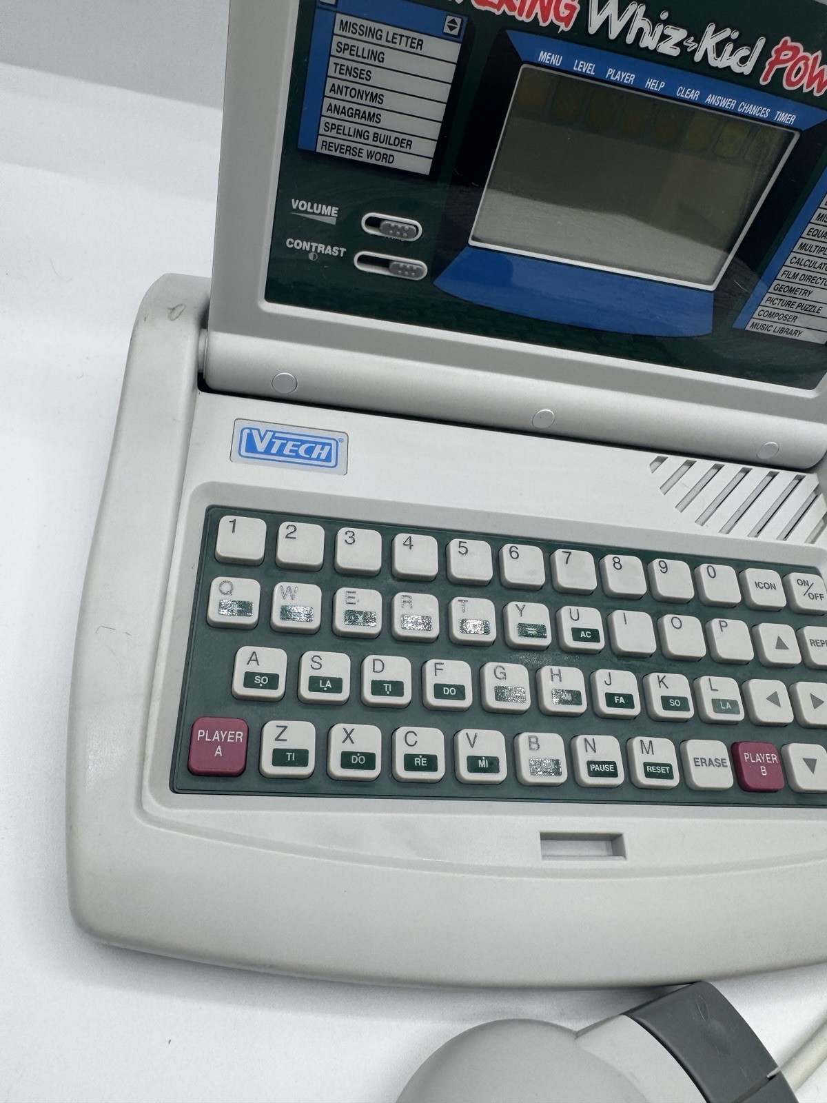 TALKING WHIZ-KID Vtech VIDEO GAME CONSOLE Working
