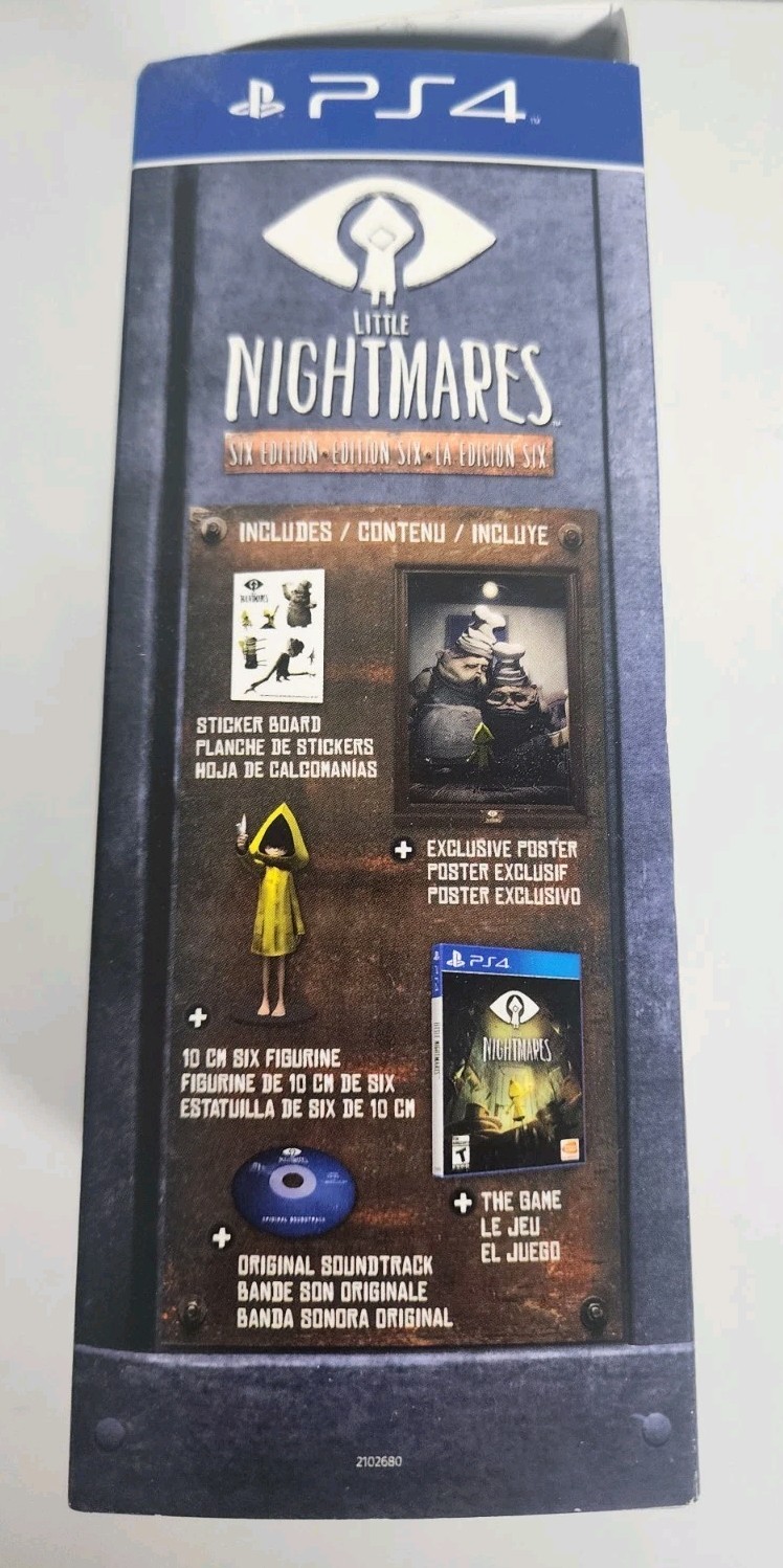 Little Nightmares Six Edition Figure Box Only! PS4 Bandai Namco Statue No Game