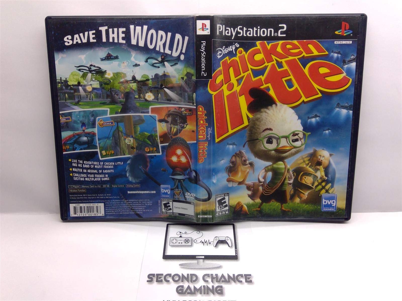 Disney’s Chicken Little (PlayStation 2 2005) Complete Tested Working – Free Ship