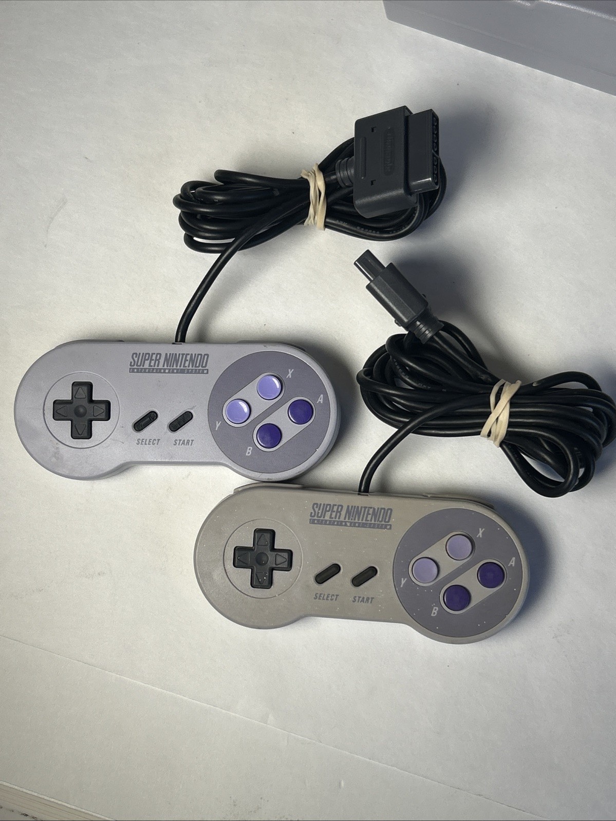 Super Nintendo Entertainment System SNES SNS-001 Console W Mario World All OEM