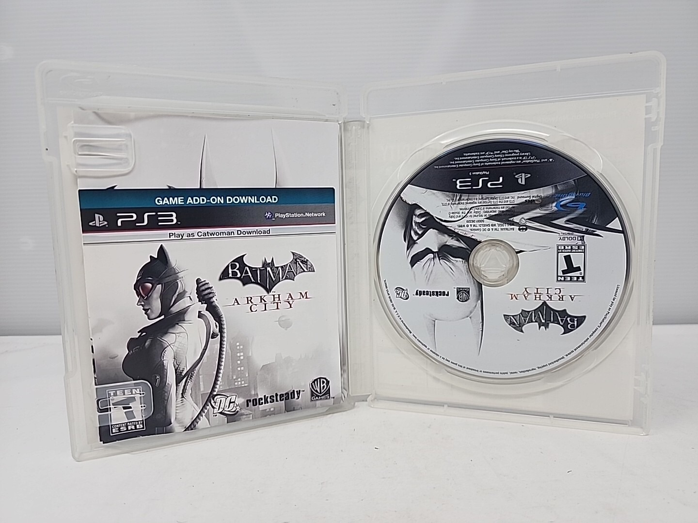 PS3 Lot Of 4 – X-Men: Destiny, Batman Arkham City & Asylum, & DC Universe Online