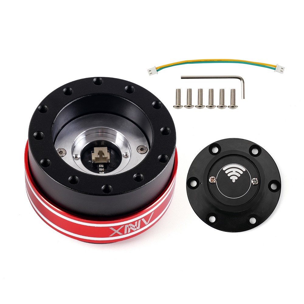70mm Black Steering Wheel Quick Release + Wheel Base For Moza/Simagic SIM Racing