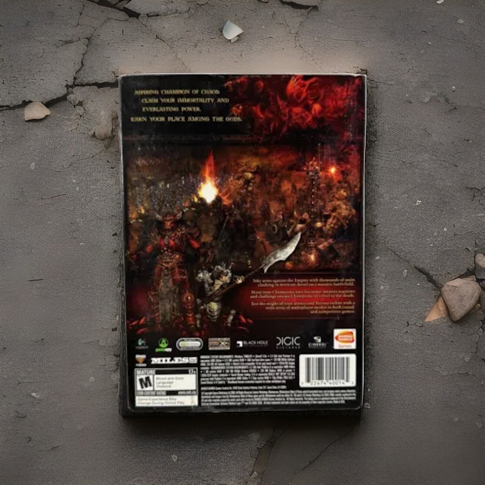 Warhammer ~ Mark of Chaos PC Complete Set 6 Disc – CIB Complete Near Mint