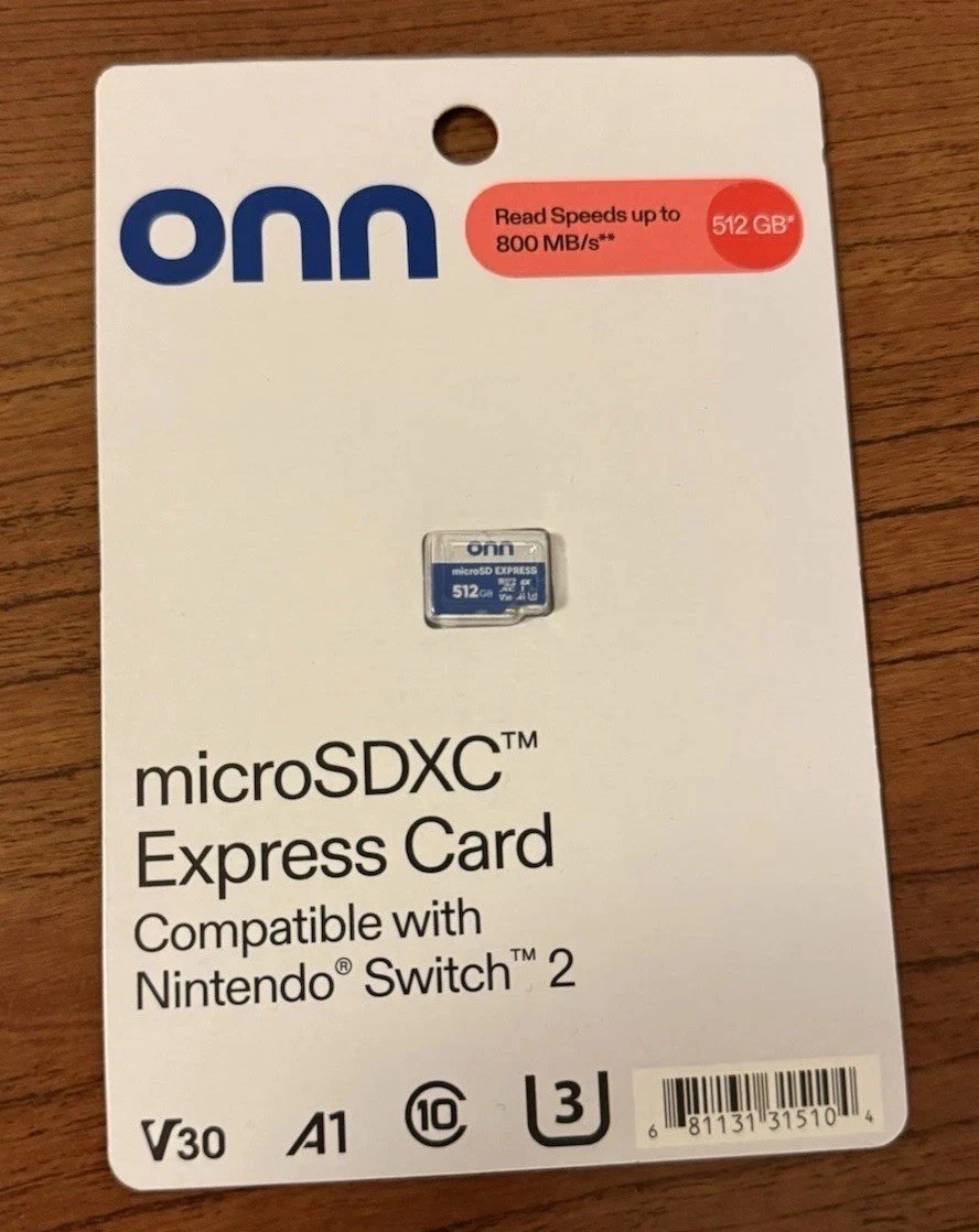 Onn 256 GB Micro SD Express Card (Nintendo Switch 2) BRAND NEW!!!!!