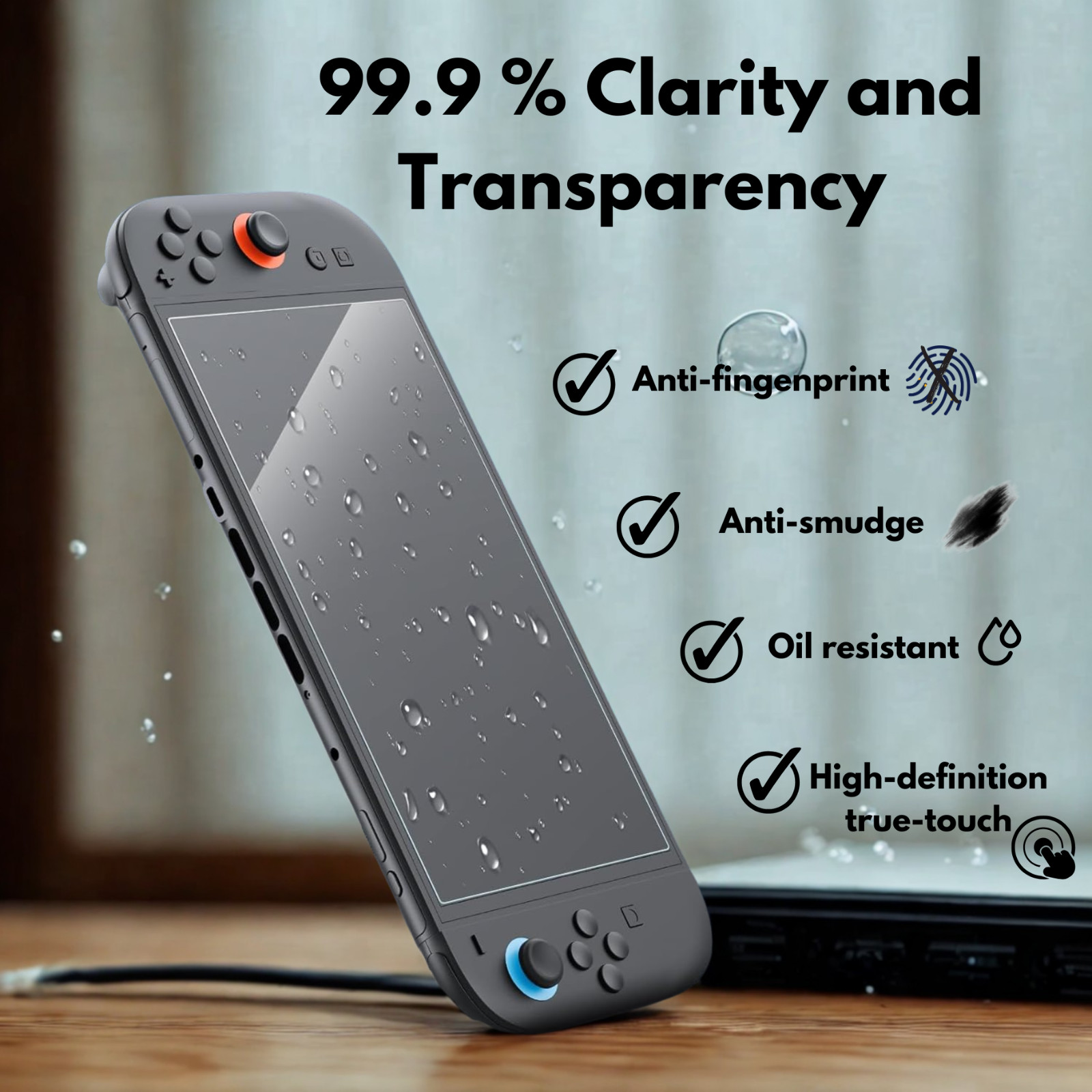 2-Pack Screen Protector for Nintendo Switch 2 (2025) Tempered Glass 9H Film