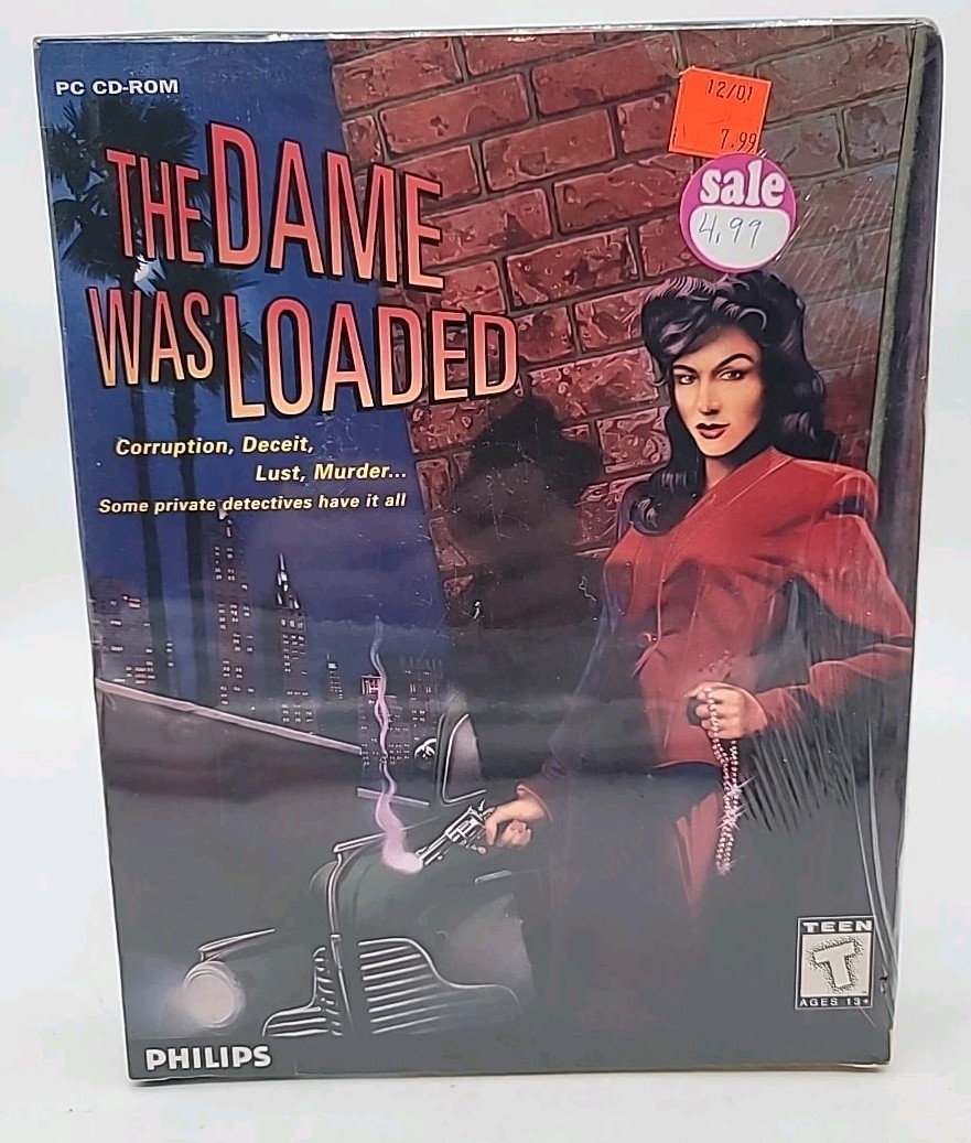 Damaged SEAL- Philips Interactive Media Computer Game Dame was Loaded