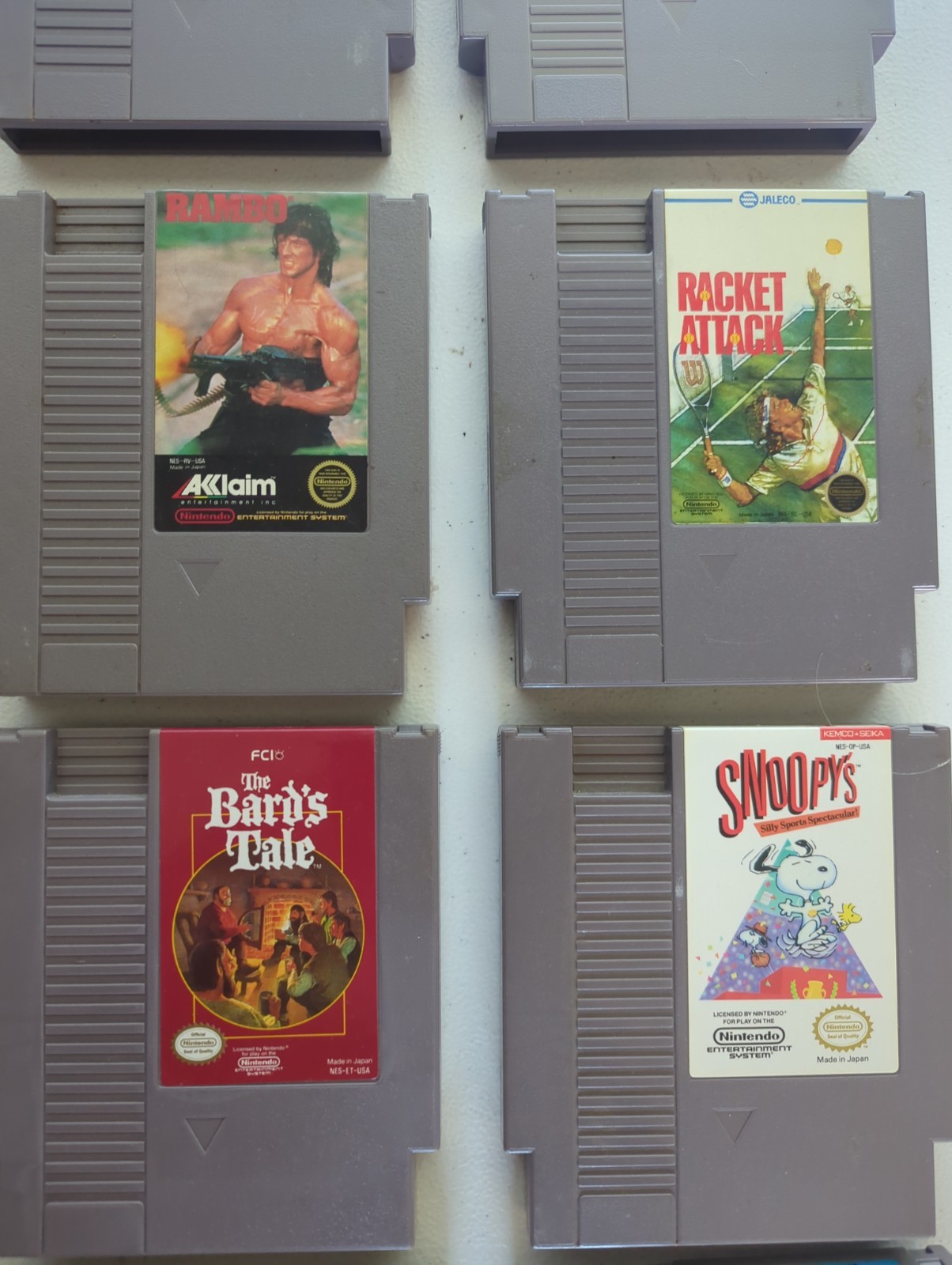 Nintendo NES Video Game Large Lot #3 34 Cartridges