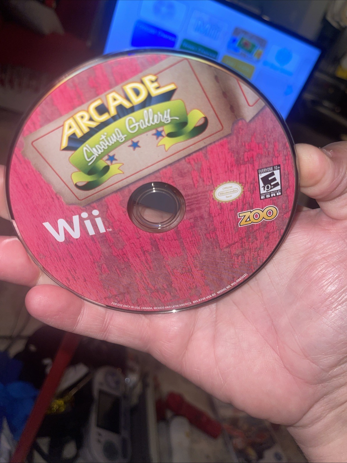 Arcade Shooting Gallery (Nintendo Wii, 2009) Tested Works Free Shipping