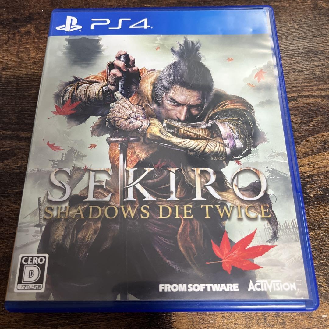 Sekiro Shadows Die Twice PS4 PlayStation 4 FROM SOFTWARE Samurai Action w/Case