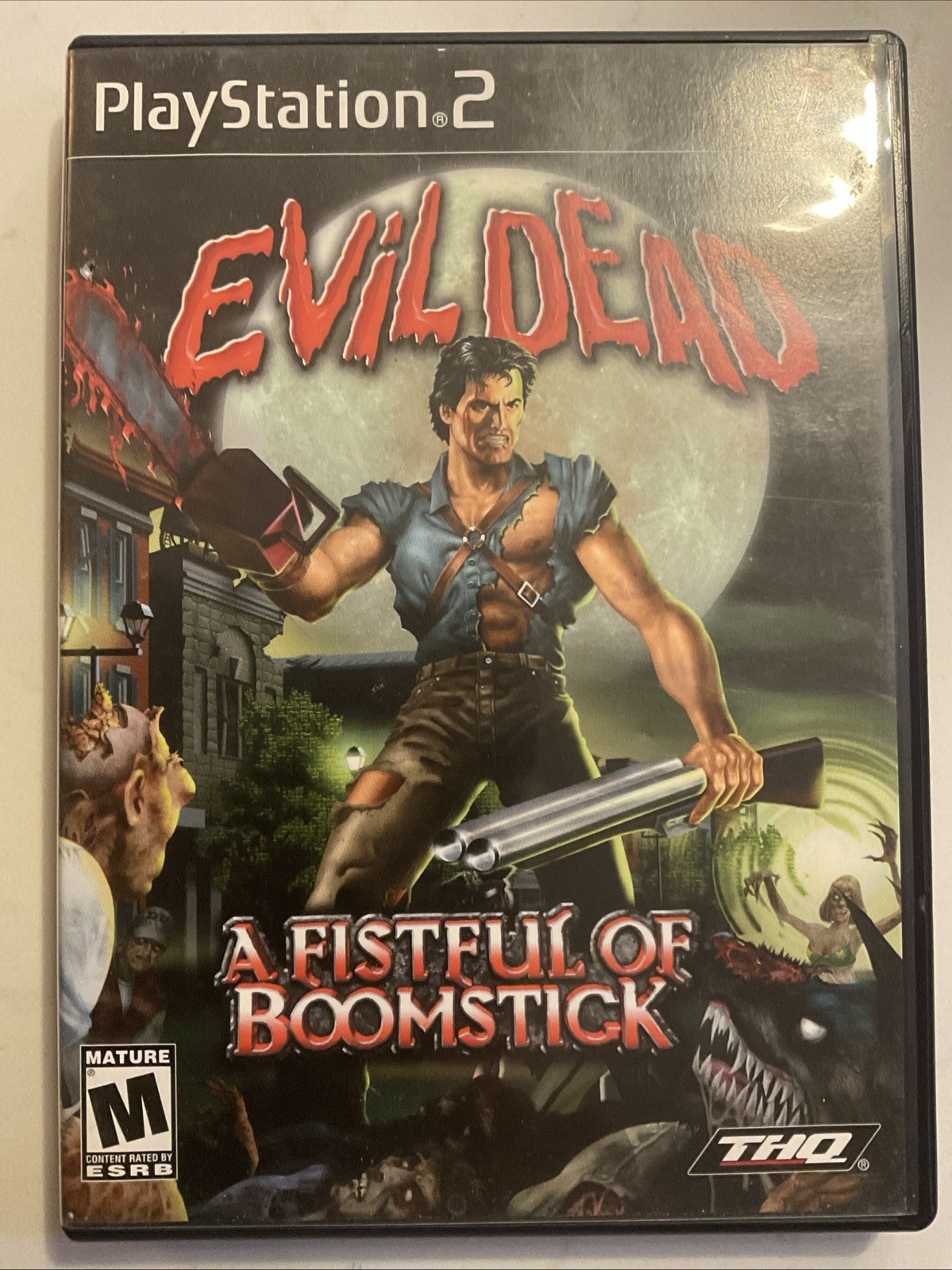 Evil Dead: A Fistful of Boomstick (Sony PlayStation 2 Game) Complete w/Manual