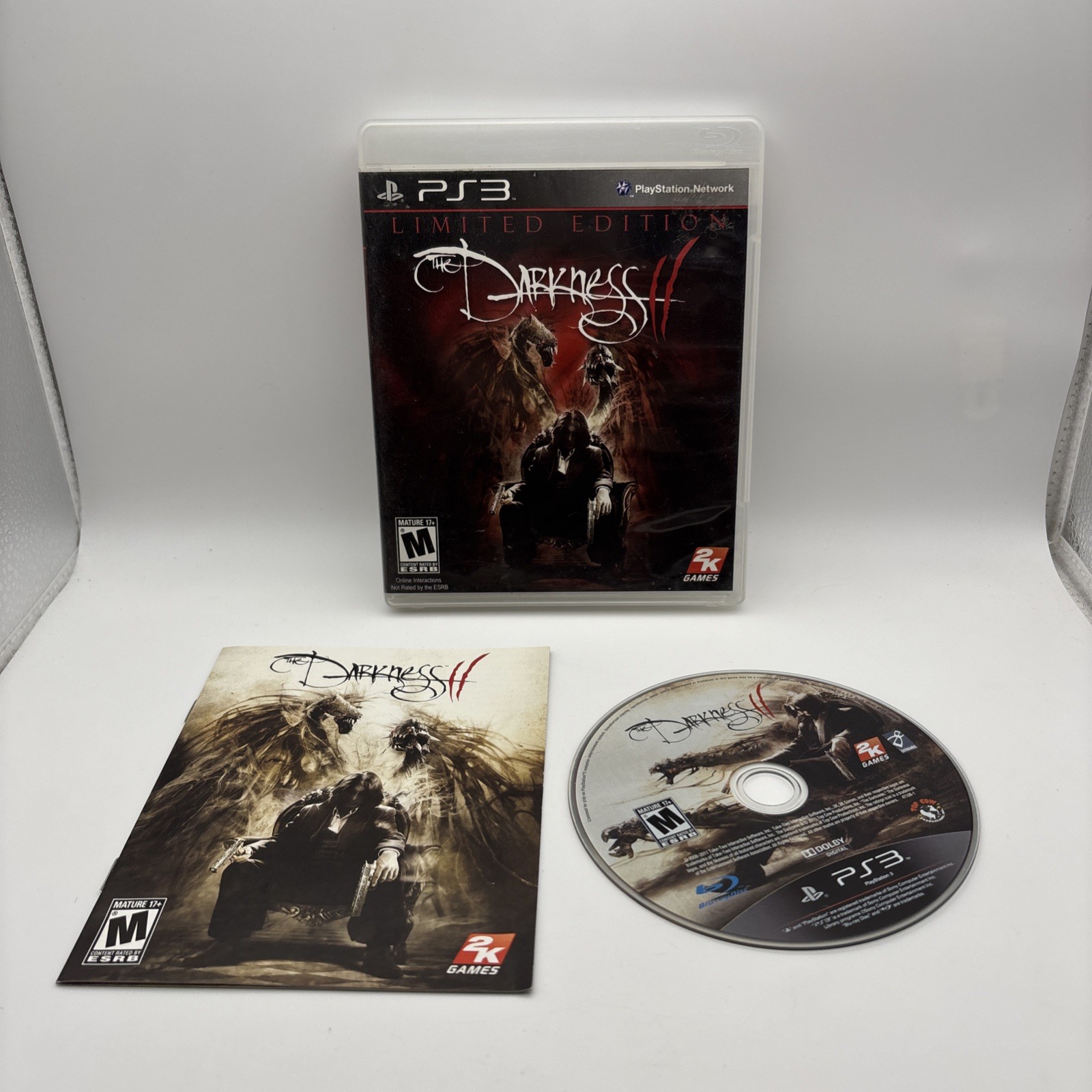 CIB w/ Manual – The Darkness II Limited Edition (Sony PlayStation 3, 2012)