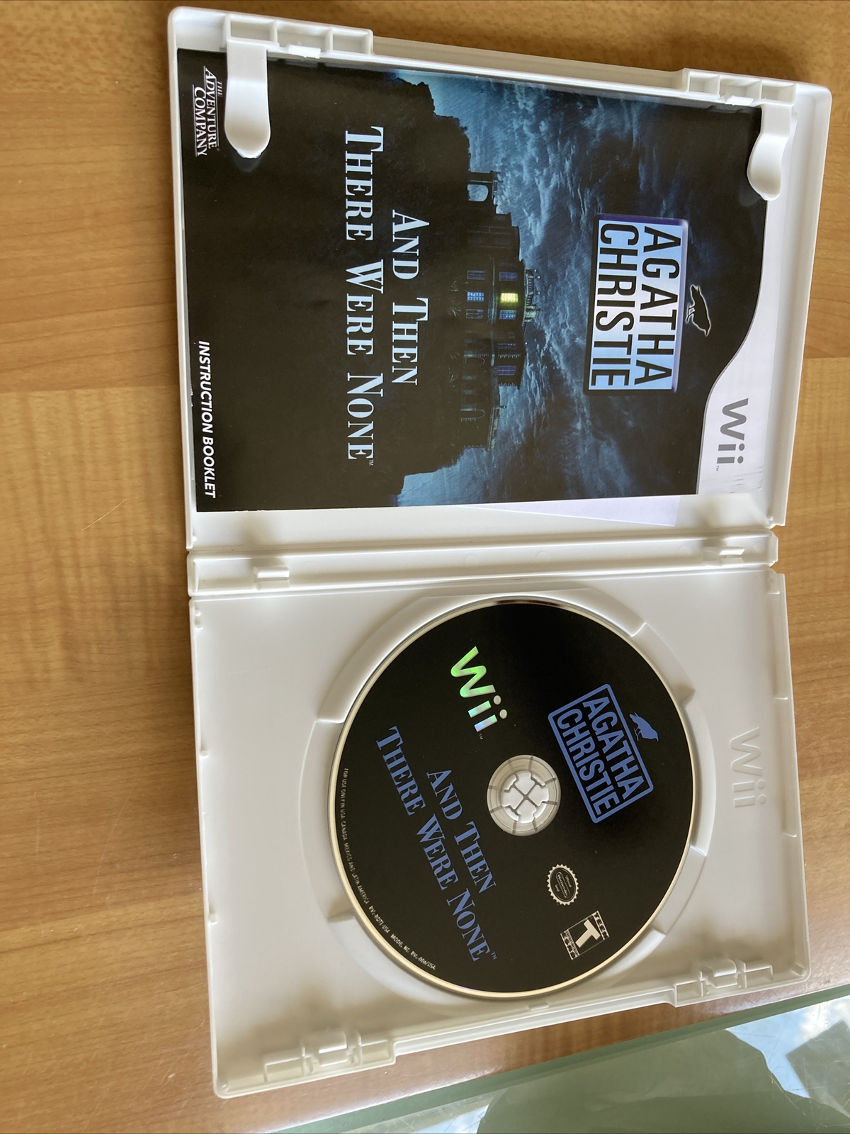 Agatha Christie: And Then There Were None (Nintendo Wii, 2008) With Manual